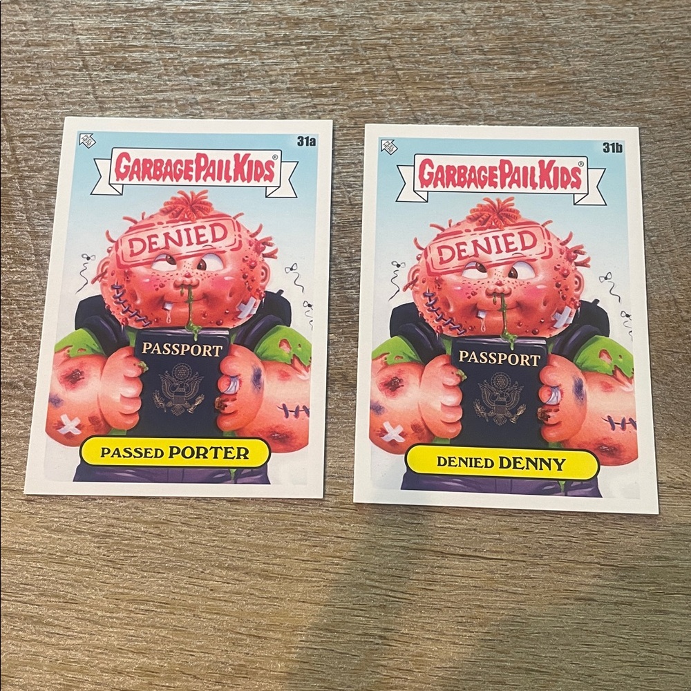 ✨10/$10 GPK SALE✨ Garbage Pail Kids Go on Vacation Base 31a and 31b